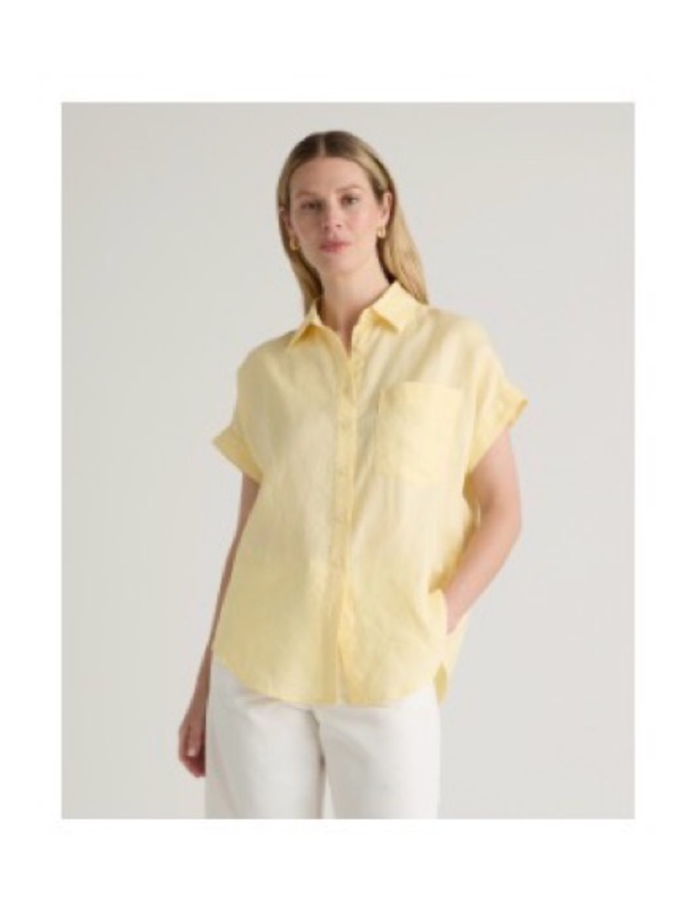 Quince European Linen Camp Shirt